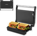 Small Size, Mini Size Panini Press,Sandwich Press,Pnini Grill,Perfect for Grilling Sandwich,Steak,Burger,Panini,Sausage,Non-Stick Coating, Auto Temperature,GT59