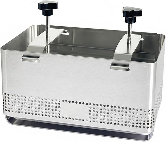 Tofu Press - Stainless Steel Tofu Mold & Paneer Cheese Press Kit for Homemade Firm Yogurt Strainer, Includes Drain Tray & Cloth, XLTofu