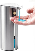 Umimile Electric Dish Soap Dispenser for Kitchen and Bathroom, 2 Mode Liquid Hand Soap Dispenser, 11.8oz Rechargeable with Type-C, IPX7 Waterproof (304 Stainless Steel)