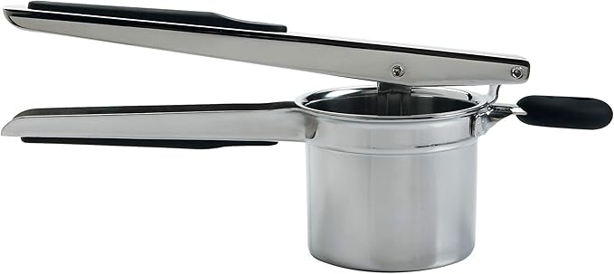 OXO Good Grips Stainless Steel Potato Ricer + NEW OXO Good Grips Garlic Press