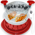 Chicken Shredder Large Meat Grinder Chicken Breast Shredder Heavy Duty Meat Shredder Tool Twist With Tray&Brush Hot Meat Shredder, Meat & Poultry Tools BPA-Free, Dishwasher Safe, Strong Non-Slip Base.