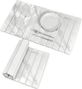 Large Stone Dish Drying Mats for Kitchen Counter, 28"×16" Marble-Pattern, Fast Drying Collapsible Dish Drying Mat, Eco-Friendly Absorbent Diatomaceous Earth Mats for Dishes Bottles, Match Countertop