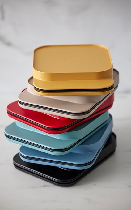Rosti Mensura Kitchen Scale Accurate Measurements Made Effortless - Experience Precision Cooking with Battery - Powered Convenience - Requires 3 AAA Batteries for Reliable Performance (Red)