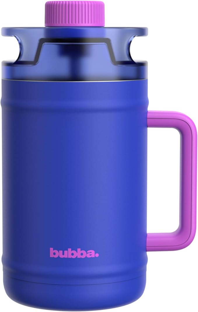 bubba 52 oz Insulated Stainless Steel Water Keg - Large Reusable Water Bottle Drinking Jug - Insulated Keg for Everyday Hydration, Lead-Free and BPA-Free, Ocean Energy