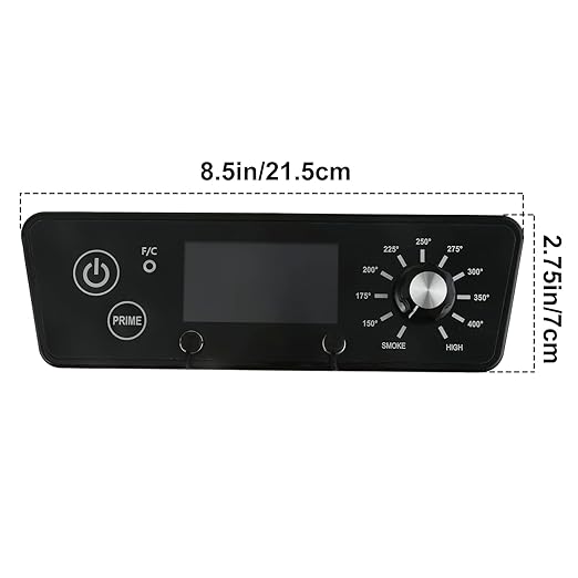 Digital Thermostat Controller Board Kit Replacement for Pit BOSS 3/4/5 Series Vertical Pellet Smoker, Equipped with Two Digital Meat Temperature Probes