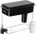 Brita XL Water Filter Dispenser for Tap and Drinking Water with 1 Standard Filter, Lasts 2 Months 27-Cup Capacity, BPA Free, Black