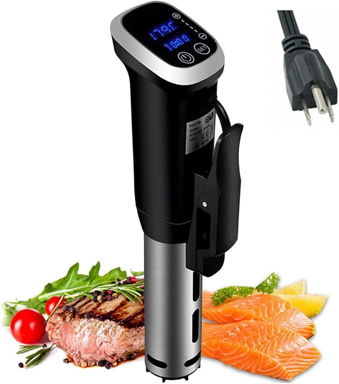 Sous Vide Cooker Immersion Circulator IPX7 Waterproof, 1800 Watts Vacuum Food Cooker, LCD Digital Display(US Plug, 110V)