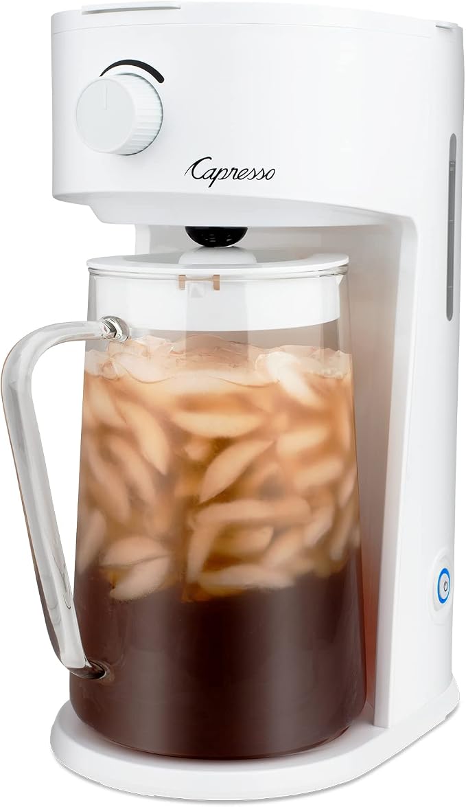 Capresso 623.02 Select Iced Tea Maker, 80 oz, White (Pack of 2)