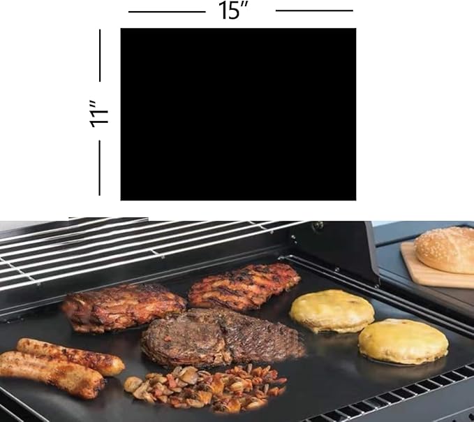 3-burner Stove Top Guard liner For Furrion Greystone RecPro Gas Range stove oven Non-Stick Teflon Stove Cover Mat Set 0.3mm thickness,BPA and PFOA Free Protector Liner
