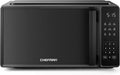 Chefman Countertop Microwave Oven 0.7 Cu. Ft., 700 Watts with 10 Power Levels, 6 Cooking Presets with One-Touch Express Cook, Eco Mode, Child Safety Lock, & Mute Button - Black