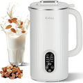 Kuhuz 32oz Automatic Nut Milk Maker Machine For Homemade Almond,Soybean,Oat,Coconut Plant Based & Non-Dairy Beverages,12H Time Delay/Self-Cleaning/Keep Warm,White