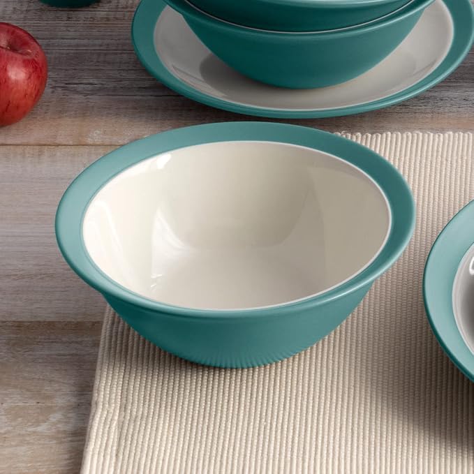 Noritake Colorwave Turquoise 4-Piece Curve Place Setting, Service for 1