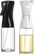 Mistifi Glass Oil Sprayer/Mister 5.1 fl oz (150ml), For Cooking Oil, Olive Oil, Soy Sauce, Vinegar, Non-Aerosol Refillable Dispenser, Spray Bottle (Set of 2)