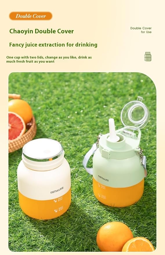 OSTMARS Portable Personal Blender, Compact Juicer Cup, 500ml, USB Rechargeable, for Fruits and Smoothies