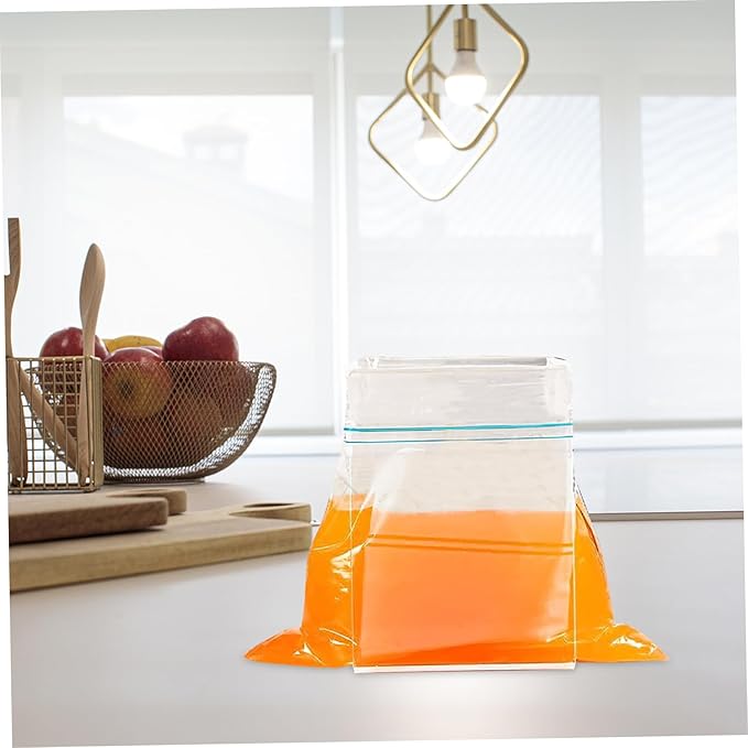 Bag Holder Stand for Food Prep Storage Multi-functional Freezer Bag Holder Stand Stable Design for Easy Filling and Pouring Compact and Convenient Kitchen Organizer