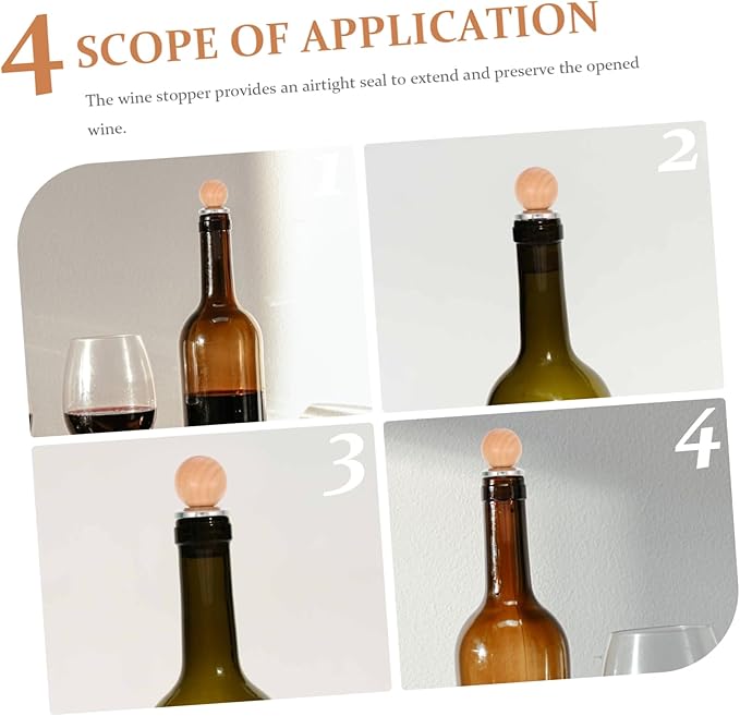 PRETYZOOM 16pcs Stunning Decorative Wine Stoppers Bottle Stopper Seal Cover for Wine Lovers