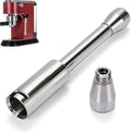 Coffee Machine Steam Nozzle, Stainless Steel Steam Wand Reusable Coffee Maker Tube Nozzle Tip Steam Spout for EC685 Espresso Machine for Home Kitchen Cafe Milk Tea Shop Latte Art