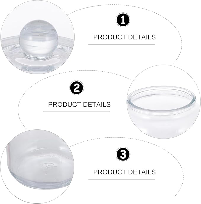 FOMIYES Glass Airtight Storage Jar 3l Food Canister for Kitchen Pantry Sealed Glass Container with Lid for Cereal Honey and Meal Prep
