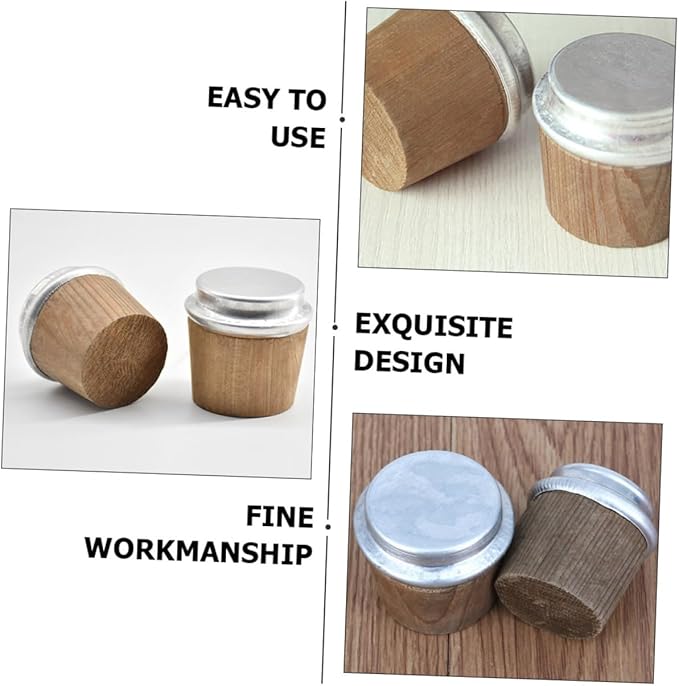 PRETYZOOM 12pcs Replacement Cork Stoppers for Vacuum Bottles Wood Bottle Plugs for Insulated Kettles Sealed and Easy to Clean