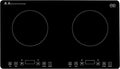 OMEO Portable Double Induction Cooktop 2 Burner Electric Cooktop, Touch Control 110V Induction Cooker with Safety Lock, Pause, Auto Shutoff Timer Setting, 9 Heating Level and Overheating Protection