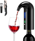 Electric Wine Aerator & Automatic Wine Dispenser – 1-Button Instant Aeration, Decanter Wine Pourer for Red & White Wine, USB Rechargeable Wine Accessories – Best Wine Valentines Gift for Women & Men
