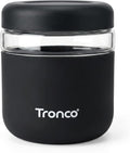 Tronco 32 oz Glass Food Storage & Lunch Bowl Containers with Airtight Lids | Leak & Spill Proof Meal Prep Container with Silicone Sleeve, Microwave & Dishwasher Safe, Soup & Stew, Office Lunch,BPA-Free