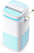 POMORON 4-in-1 Air Purifiers for Home, Air Ionizer Negative Ion Generator, True H13 Filter, UV, Covers 1250 Ft² 99.97% Removal Rate for Pollen Smoke Pet Dander Air Cleaner for Bedroom, MJ002H, White