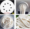 Udon Noodles Shape Disc Fit For Philips Automatic Pasta & Noodle Maker, Disc Compatible With Philips Pasta Maker Attachment Kitchen Appliance Maker Accessory (Udon Noodles4x3mm) (D14, 5x5mm)