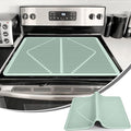 KindGa Stove Cover - Stove Top Covers for Electric Stove - More Thick - 28 x 20 Inch Stove Guard Stove Top Protector, Silicone Stovetop Cover Cooktop Mat for Kitchen Glass Stove Top -Aqua