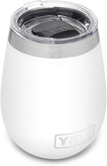 YETI Rambler 10 oz Wine Tumbler, Vacuum Insulated, Stainless Steel with MagSlider Lid, White