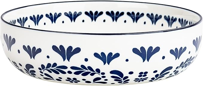 10 Strawberry Street Talavera Dinnerware, Set of 6 (8" Dinner Bowl/Pasta Plate)