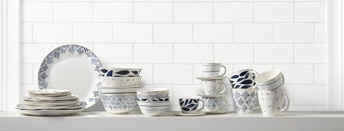 Lenox Blue Bay 4-Piece All Purpose Bowl Set, 3.60 LB