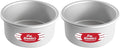 Fat Daddio's Anodized Aluminum Round Cake Pans, 2 Piece Set, 6 x 3 Inch