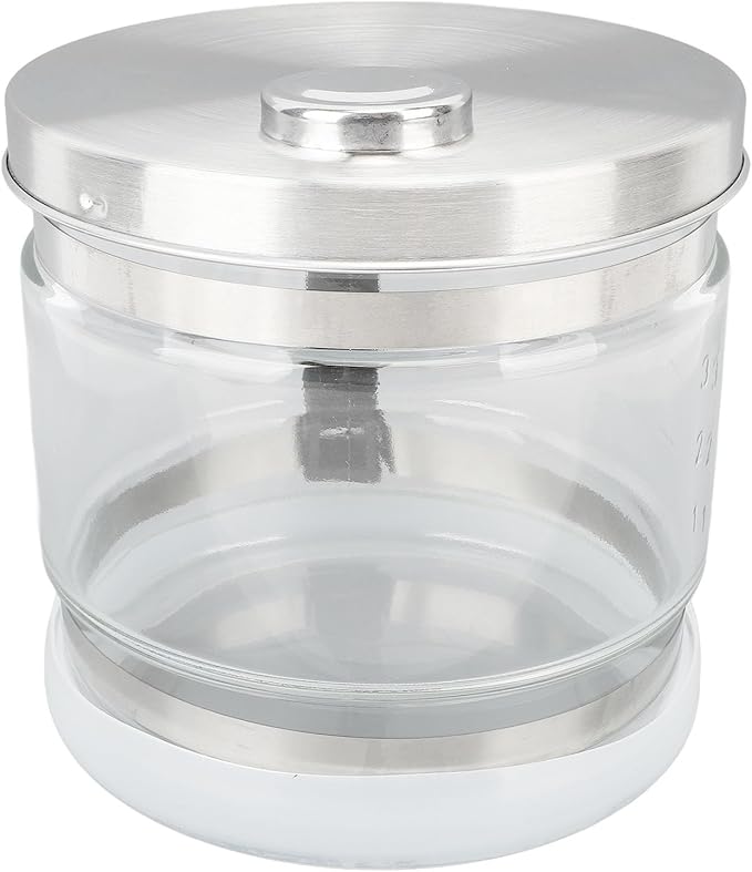 Cryfokt 4L Glass Distilled Water Container Clear Compatible with Most Countertop Stills
