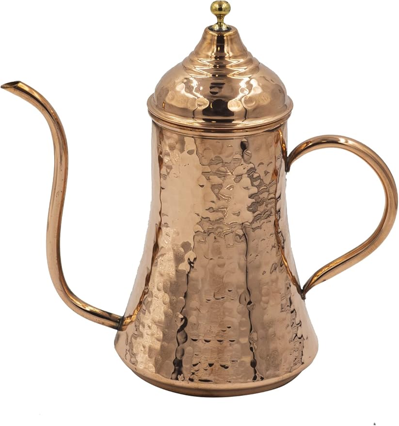 COPPER CONCEPT Copper Oil Dispenser for Kitchen, Handmade Olive Oil Dispenser Bottle, Real Copper, (10 Oz - 300 ml)