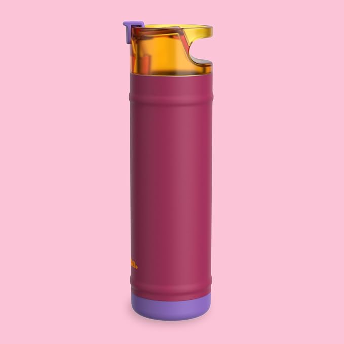 bubba 24 oz Dualsip Insulated Stainless Steel Water Bottle with Straw - Reusable, Leakproof, Lightweight, Dishwasher Safe, Lead-Free and BPA-Free, Locker Love