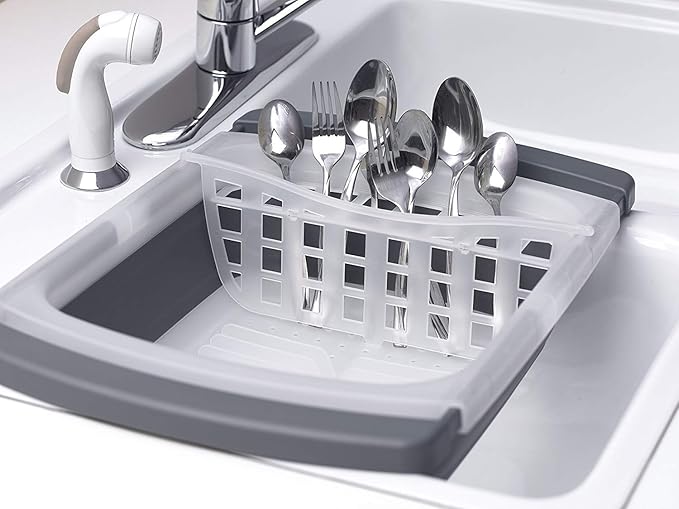 Prepworks by Progressive Collapsible Portable Sets (Large Tub and Dish Rack)