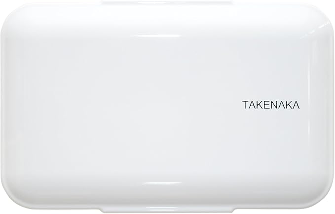 TAKENAKA Bento Bite from, Eco-Friendly and Sustainable Japanese Style Bento Lunch Box (Coconuts White)