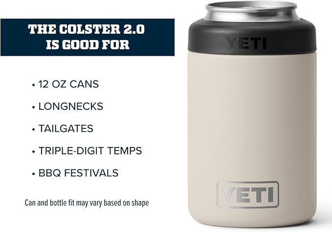 YETI Rambler 12 oz. Colster Can Insulator for Standard Size Cans, Cape Taupe (NO CAN INSERT)