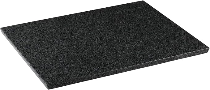 Koville Natural Granite Cutting Board for Kitchen, 16x20inch Extra Large Hand Crafted Stone Slab for Cheese, Charcuterie, Pastry Board - Wedding Gift, House Warming Gift