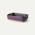 Mora Ceramic Set of 2 Baking Dishes For Casserole, Banana Bread, Brownies, Broiling, Roasting, and Baking. 7x11 in and Loaf Pans - Porcelain Serving Bakeware from Oven to Table. Freezer Safe - Nebula