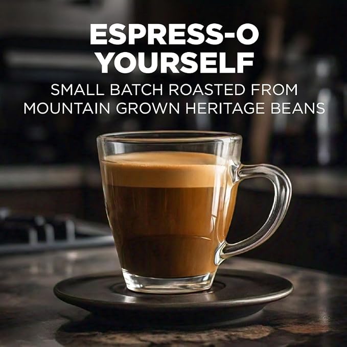 Maud's Espresso Coffee Pods, 200 ct, Dark Roast in Single Serve Pods – 100% Arabica Coffee, Compatible with Keurig K Cups Maker