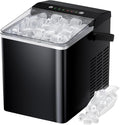 Ice Maker Countertops, Portable Ice Maker Machine with Self-Cleaning 1.8L Water Tank Large Ice Basket, Ice Makers Produces 9 Ice Cubes in Just 6 Minutes Ideal for Home Kitchens and RVs