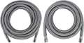 Certified Appliance Accessories Ice Maker Water Line, 25 Feet, PVC Core with Premium Braided Stainless Steel & Ice Maker Water Line, 10 Feet, PVC Core with Premium Braided Stainless Steel
