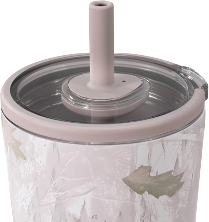 HydroJug Everyday Tumbler 14 oz, Ceramic-Lined Straw Cup, Camo