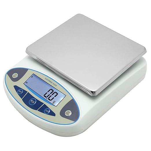 CGOLDENWALL Lab Scale 30kgx0.1g Digital Precision Scale Electronic Balance Laboratory Weighing Industrial Scale Kitchen Counting Scale Scientific Scale Calibrated 110V (30kg, 0.1g)