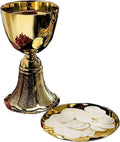 12 Oz Gld Plt Chalice W/Paten
