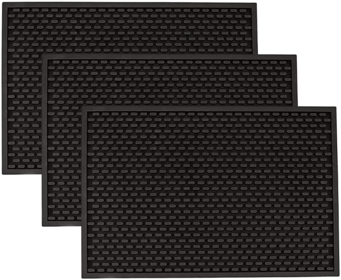 Premium A Bar Above Heavy Duty Bar Mat, Food Safe Silicone Mat, Mats for Bartending and Coffee, Commercial Strength Bartender Accessories, Dish Drying Mats for Kitchen Counter, Barista Accessories
