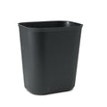 Rubbermaid Commercial Products Fire Resistant Wastebasket 14 Qt/3.5 GAL, Black, for Hospitals/Schools/Hotels/Offices/Homes