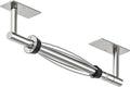 Paper Towel Holder Under Cabinet, Single Hand Operable Easy Tear Wall Mount with Damping Effect, Self-Adhesive or Drilled for Kitchen Bathroom (Sliver)